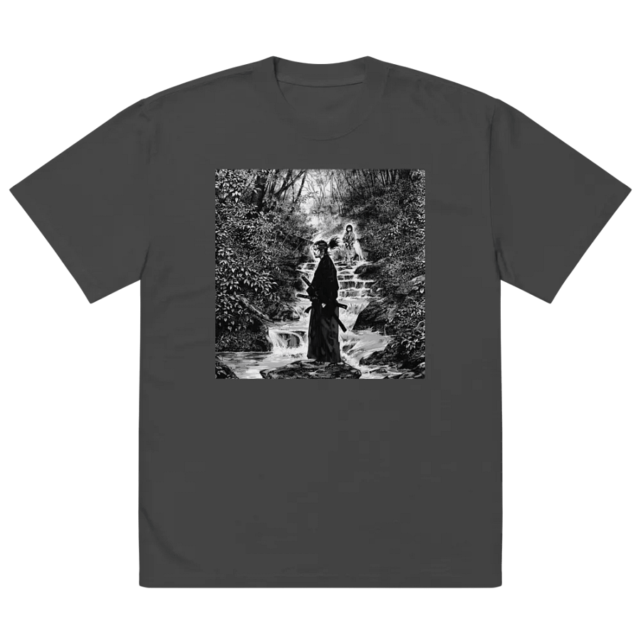 Vagabond Musashi Contemplation | Oversized Faded T-Shirt product image (3)