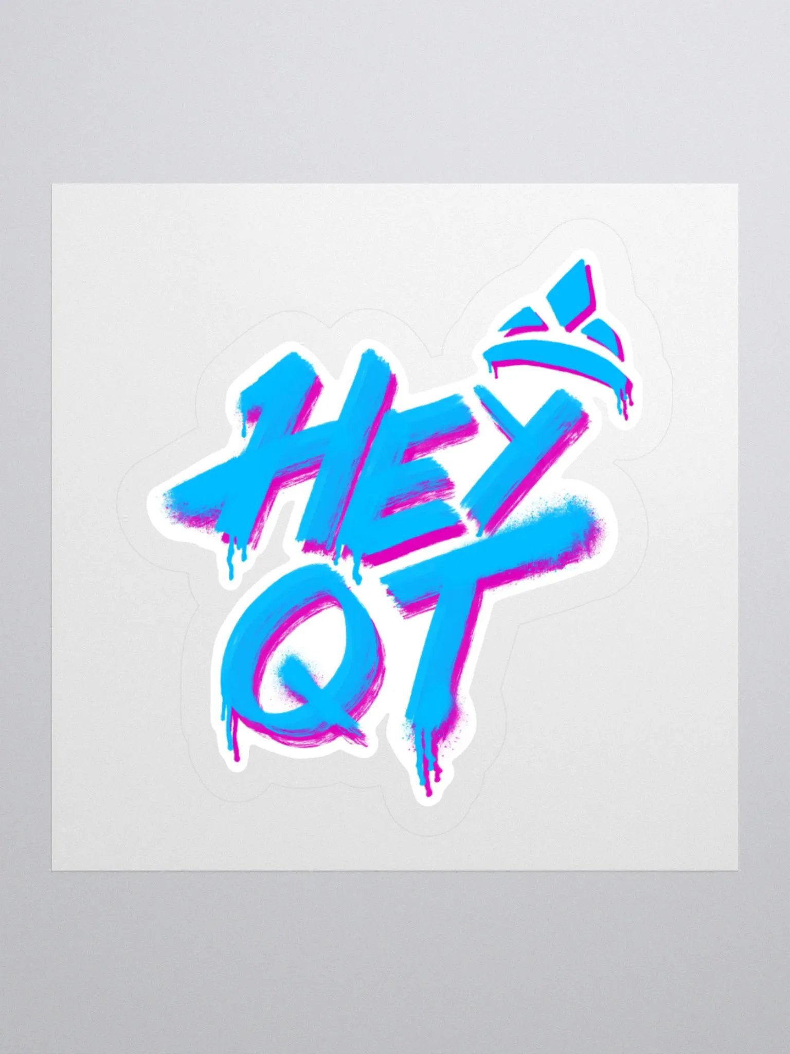 Graffiti Hey QT Sticker product image (1)