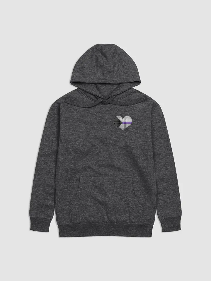 Flannel Heart Hoodie - DemiPride product image (1)