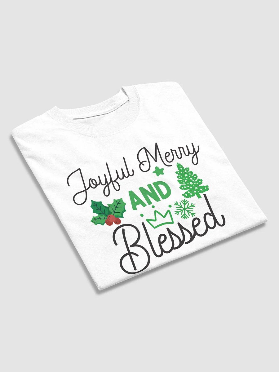 Joyful Christmas Festive Tee Shirt Gildan 5000 USA product image (3)