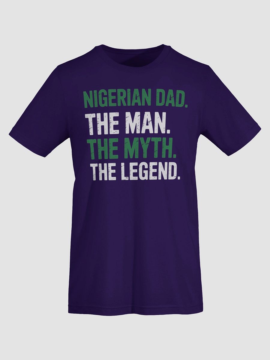 Nigerian Dad The Man The Myth The legend Father's Day Supersoft T-shirt product image (7)