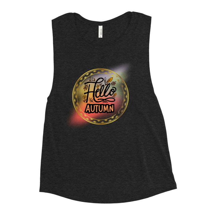 Hello Autumn- Soft Workout Tank for Her Streetwear Tank Top product image (2)