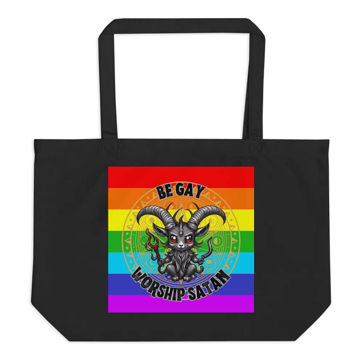 Be Gay Worship Satan Tote Bag product image (1)