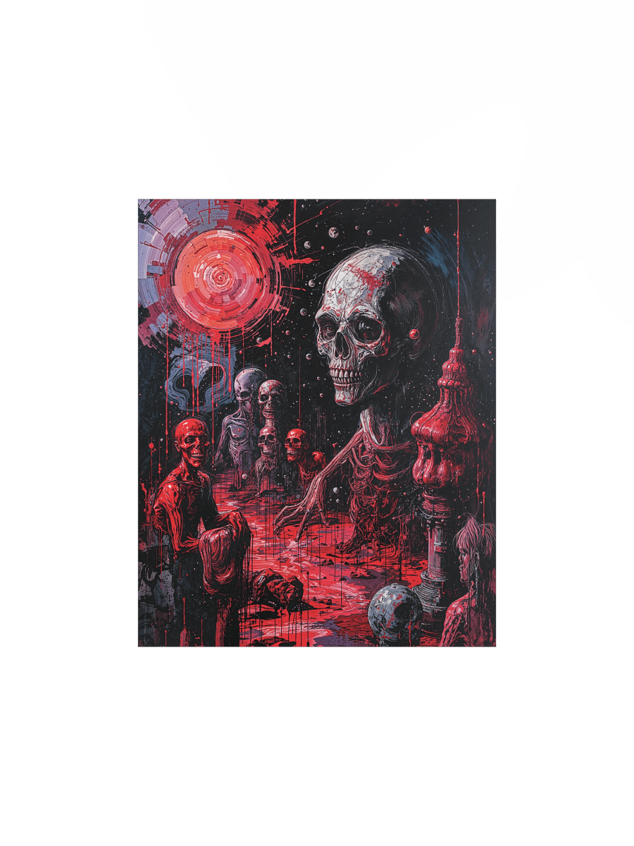 Red Orbit of the Damned Matte Poster product image (2)