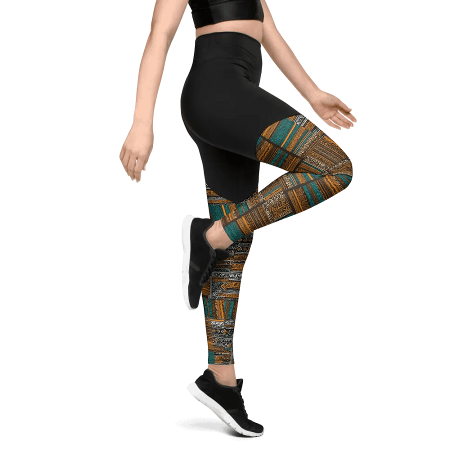 Tribal Ambassador Pattern | Sports Leggings product image (6)