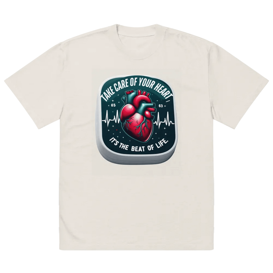 Heartbeat of Life Oversized Tee product image (31)
