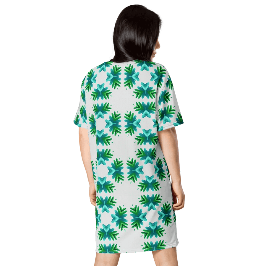 Botanical Bliss All-Over T-Shirt Dress product image (3)