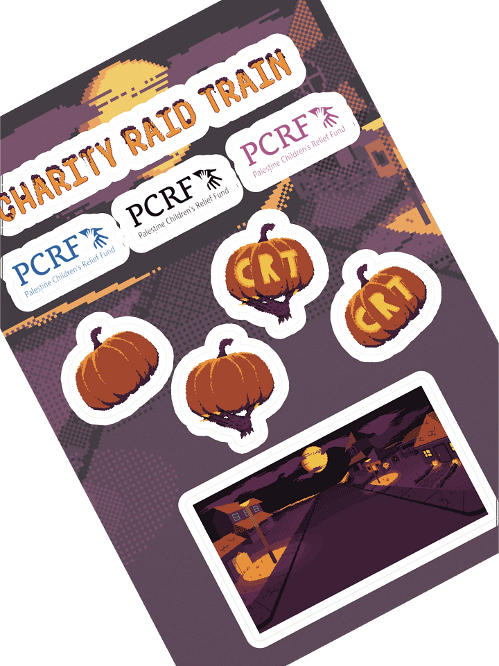 Charity Raid Train Sticker Sheet product image (1)