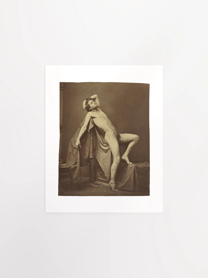 Male Figure In Repose By Gaudenzio Marconi (c. 1860) - Print product image (1)