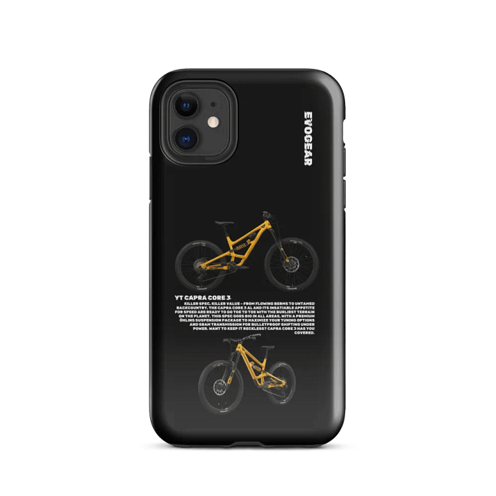 Black YT Capra Core 3 iPhone Case product image (47)