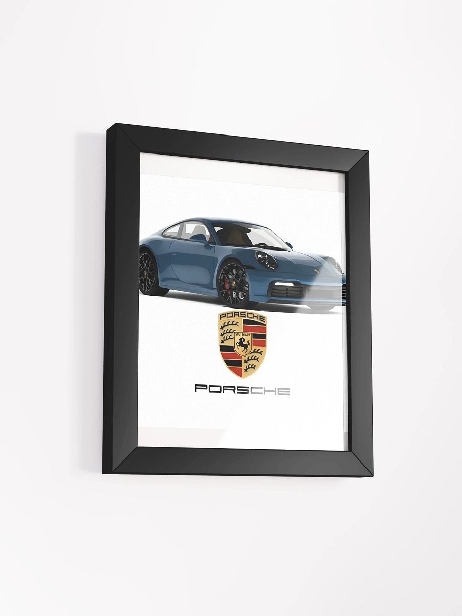 Wall Art Framed High-Quality Matte Poster (in) Porsche 911 Carrera S product image (2)