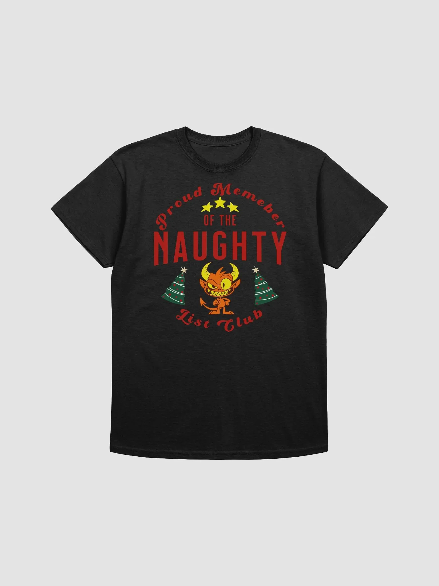 Proud Member of the Naughty List Club - Funny Christmas Shirt product image (1)