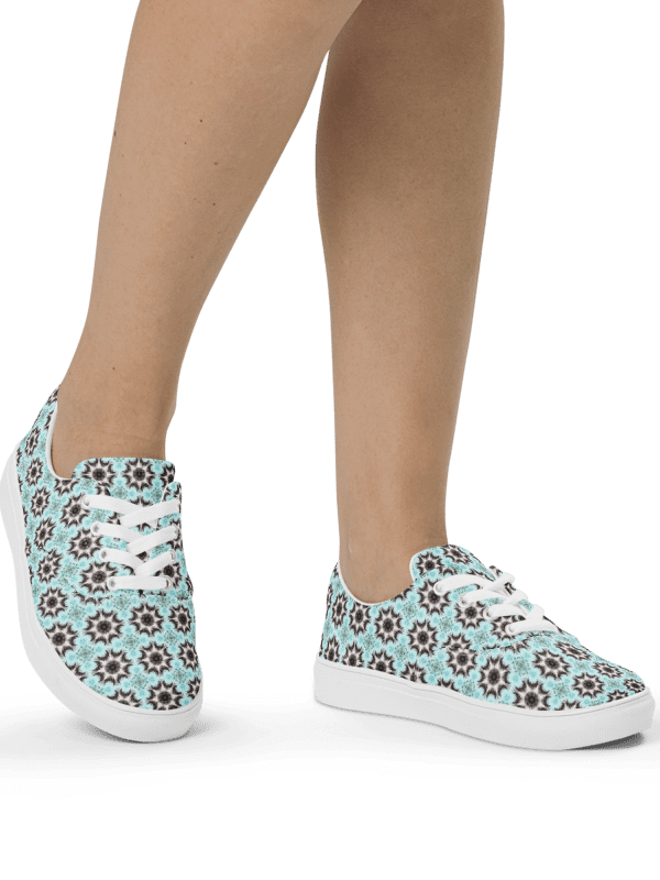 Symmetry in Bloom Canvas Shoes product image (5)