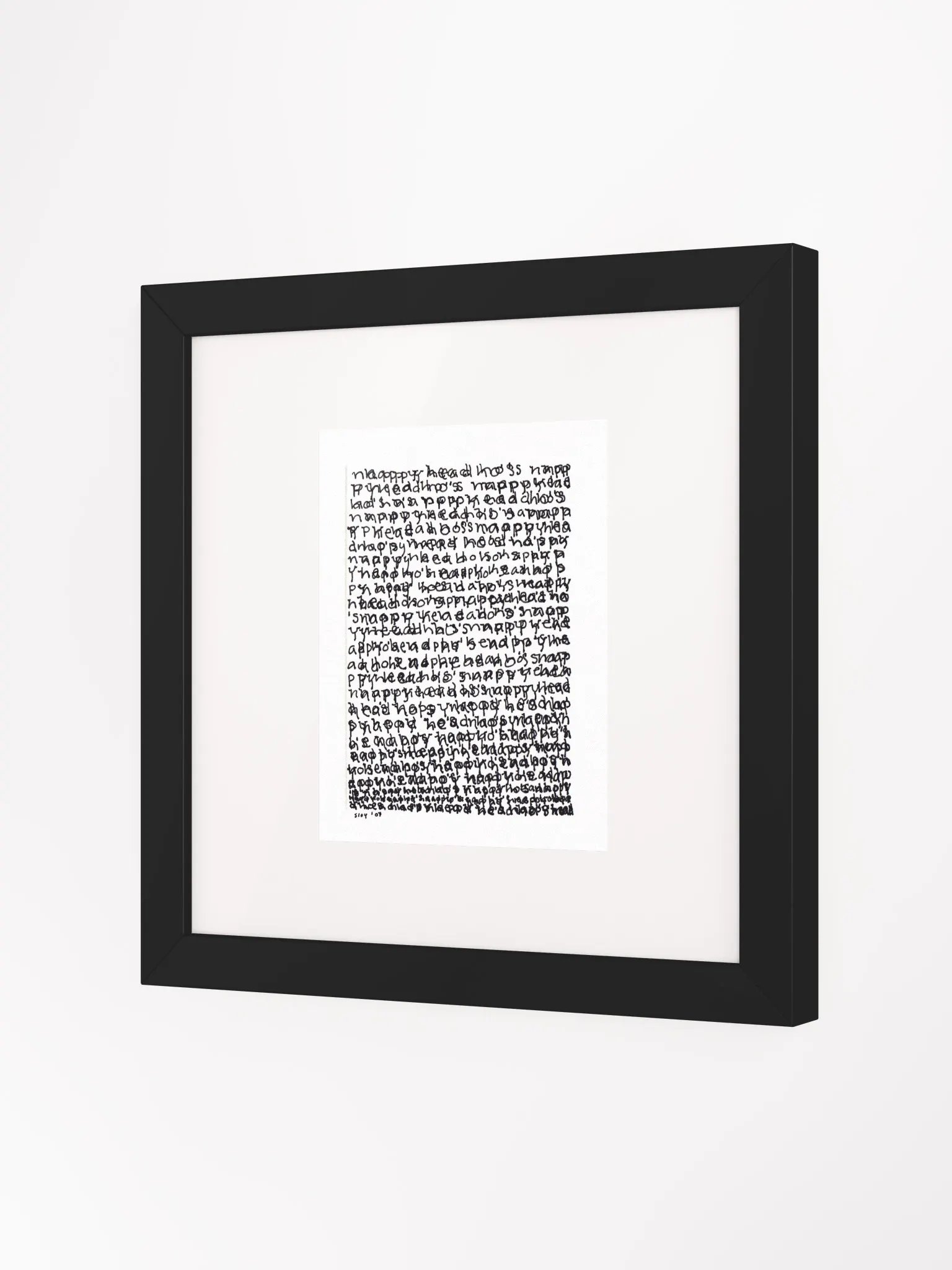 nappyhead ho's Panel Card Print Framed product image (4)