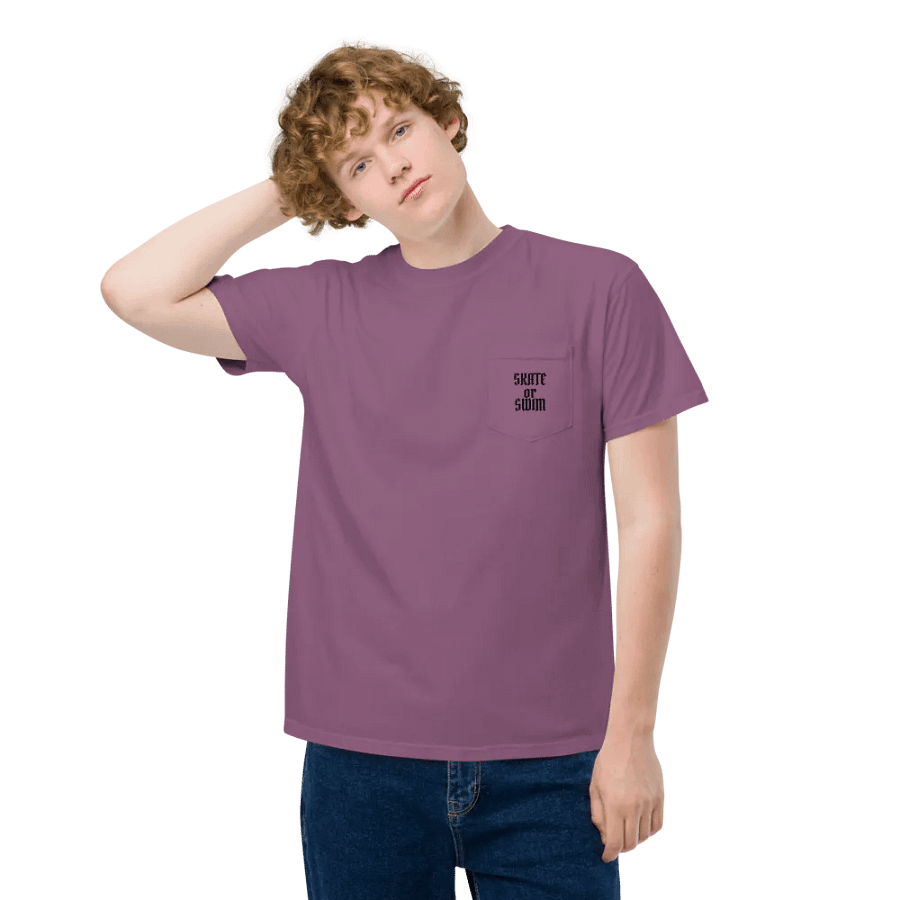 Skate or Swim Pocket T product image (5)