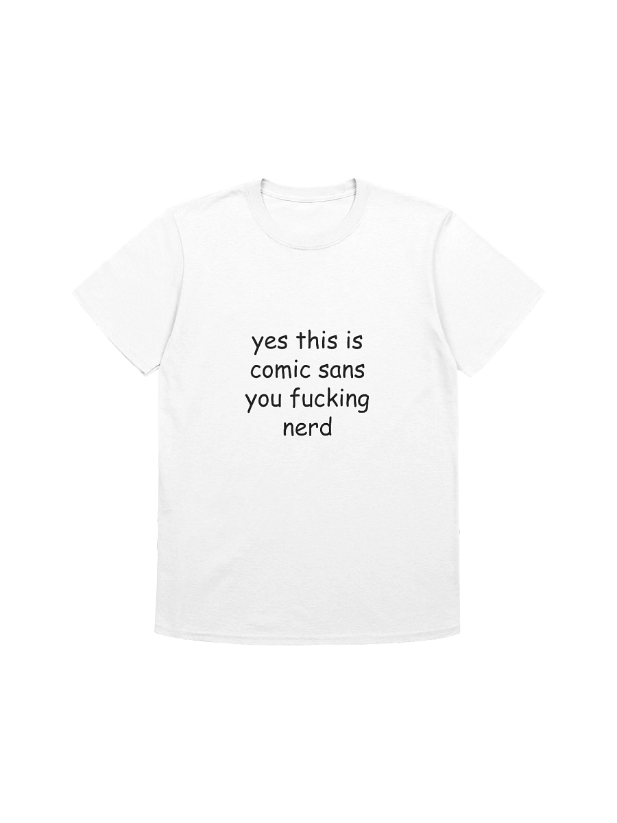 comic sans t-shirt product image (1)