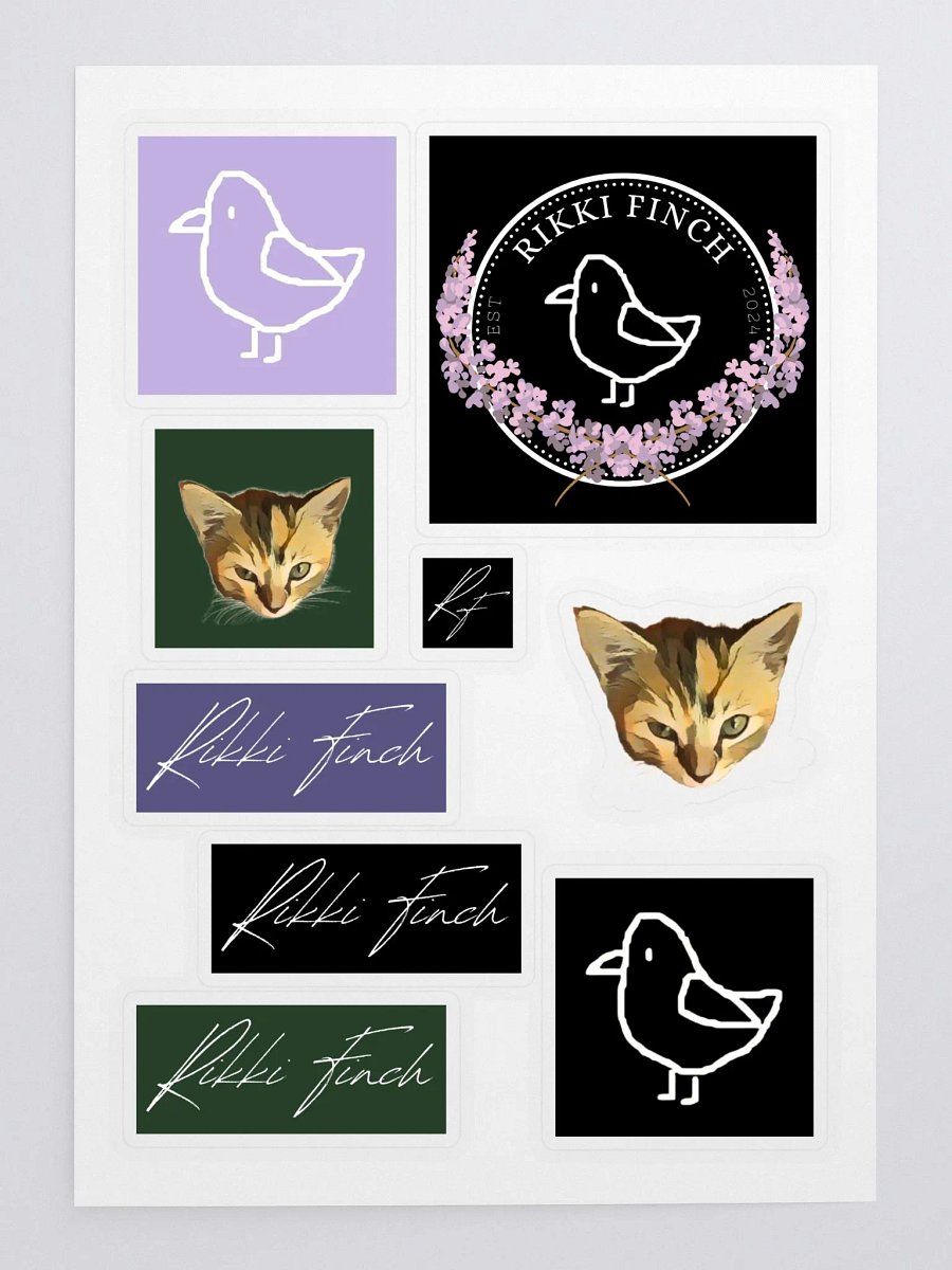 Finch and Turtle Stickers product image (3)