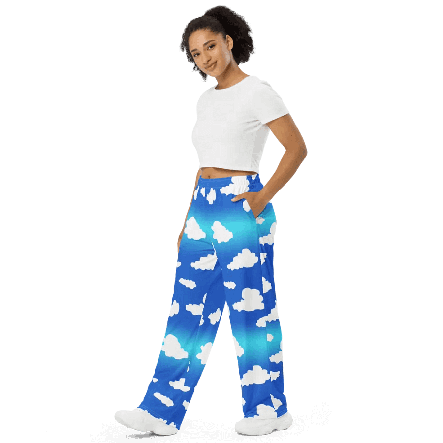 Clouds Pattern Wideleg Pants product image (4)
