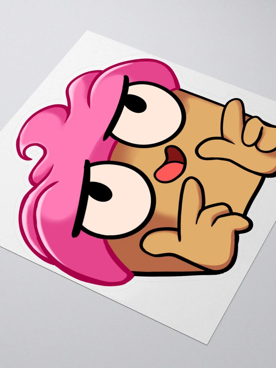 Cuppy Finger Guns Emote Sticker product image (6)