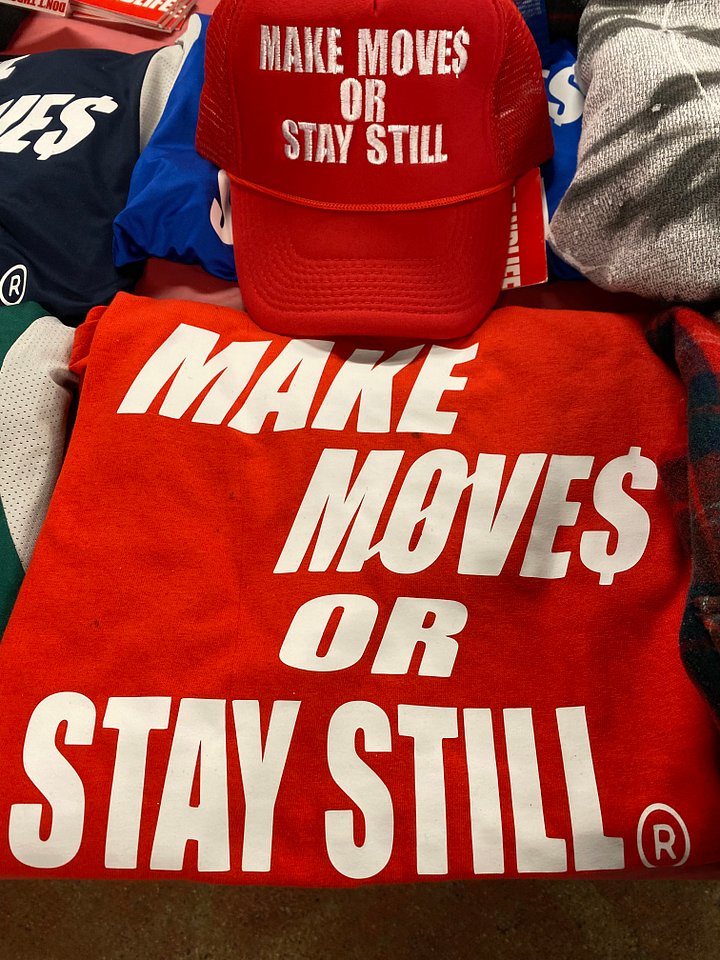 “Make Moves Or Stay Still” Trucker & Tee bundle product image (1)