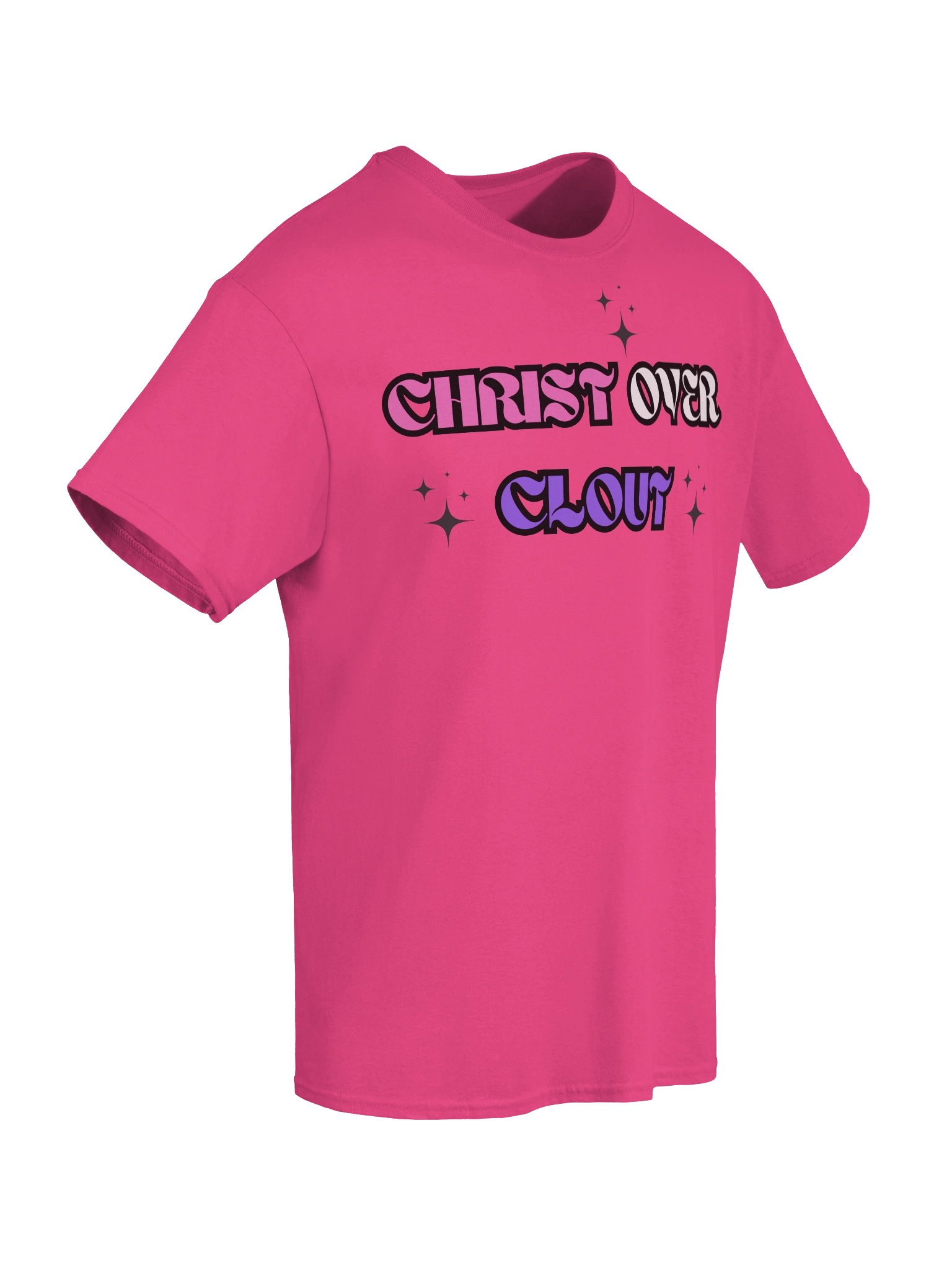 Christ Over Clout Christian T Shirt Faith Based Apparel Bold Kingdom Statement Christian Clothing product image (8)