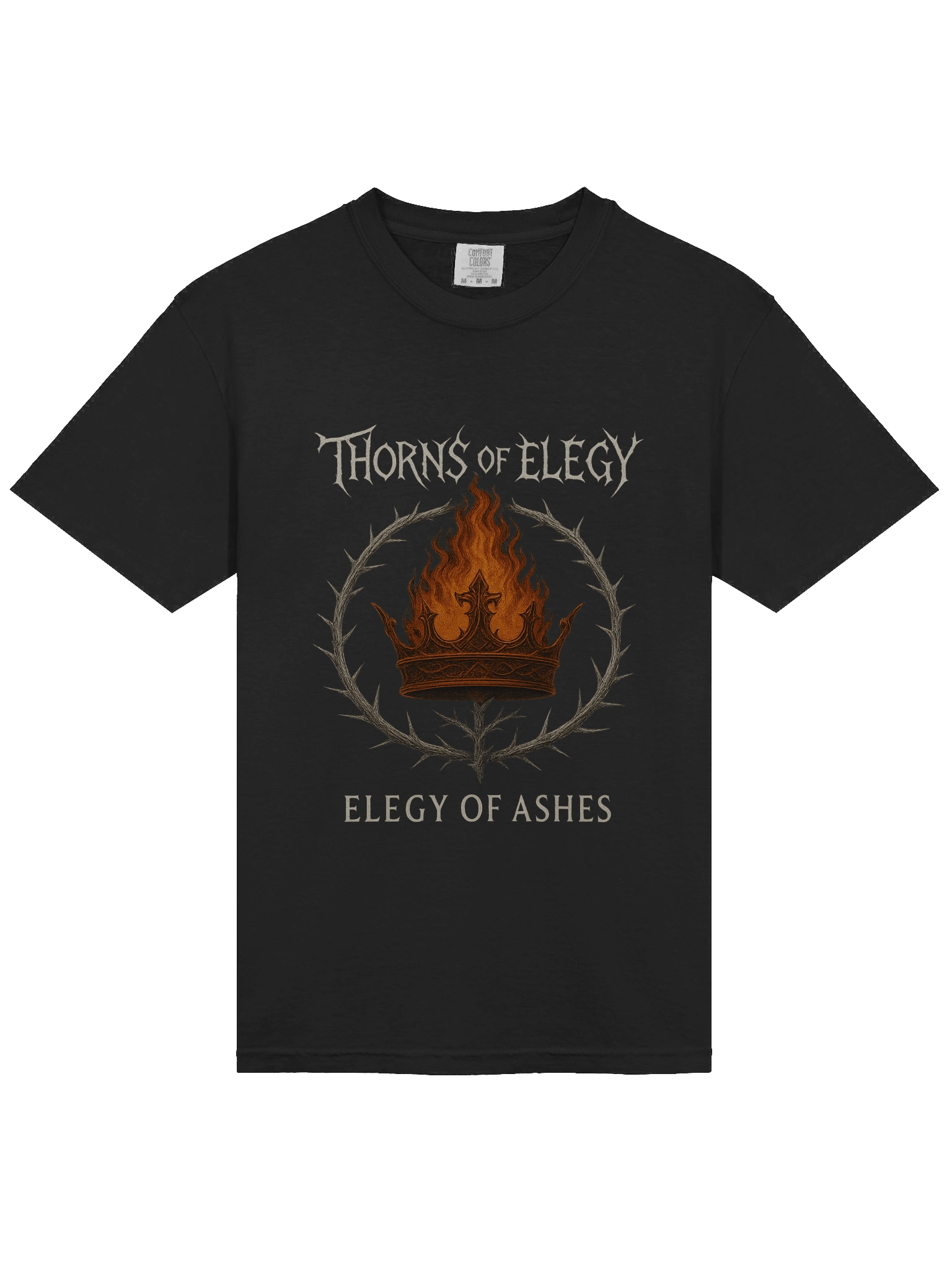 Thorns of Elegy – Elegy of Ashes Crown Tee product image (3)