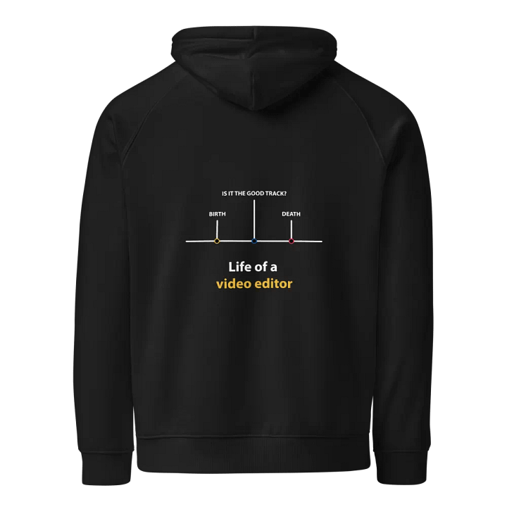 Life of a video editor - 100% organic cotton product image (1)