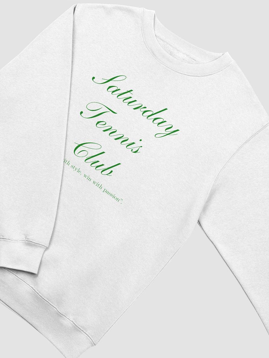 Saturday Tennis Club Sweatshirt - Serve with Style product image (5)