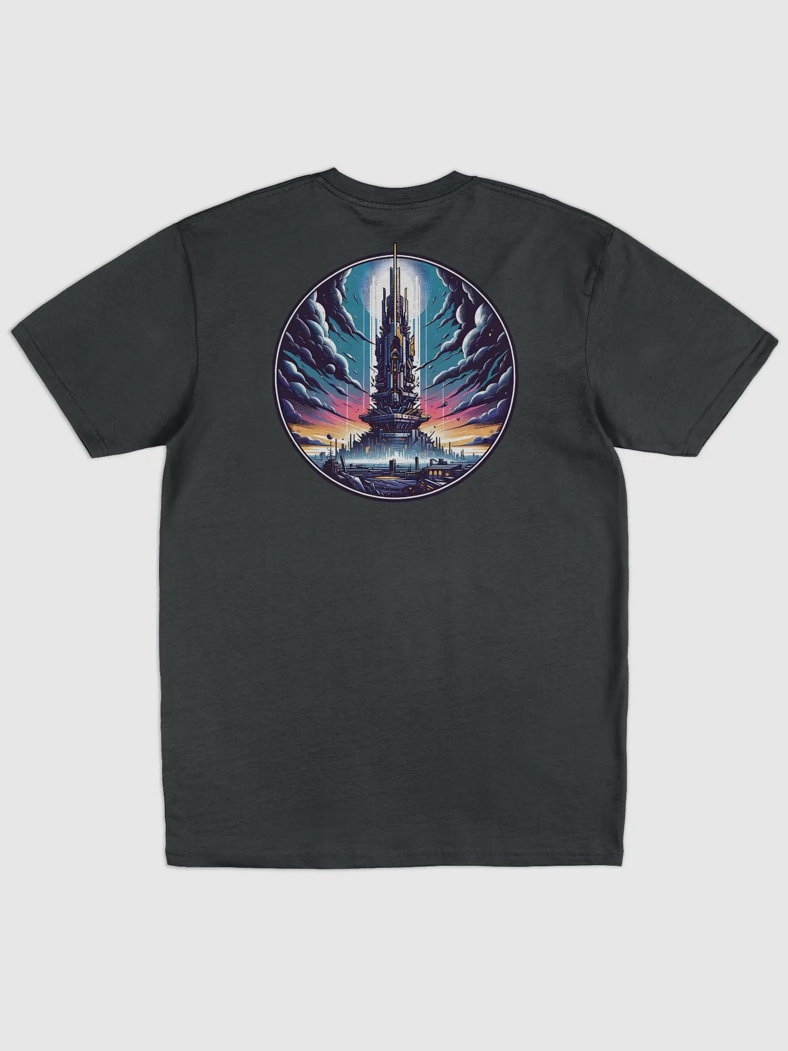 Futuristic Cityscape T-Shirt – Step into Tomorrow 🌌 product image (12)
