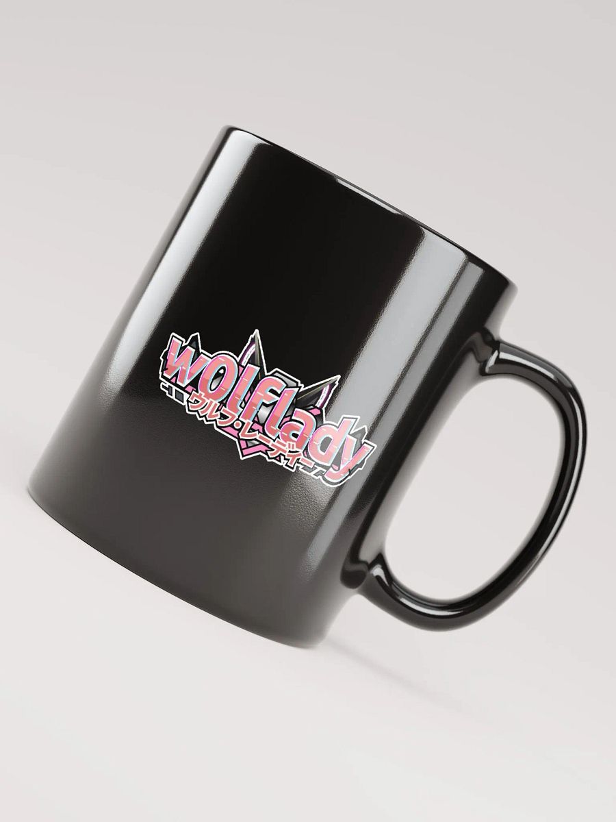 Crying Wolfie Black Glossy Mug product image (6)