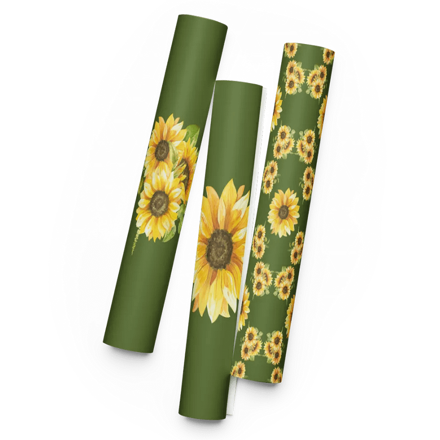 Sunflower Symphony Wrapping Paper Set product image (7)