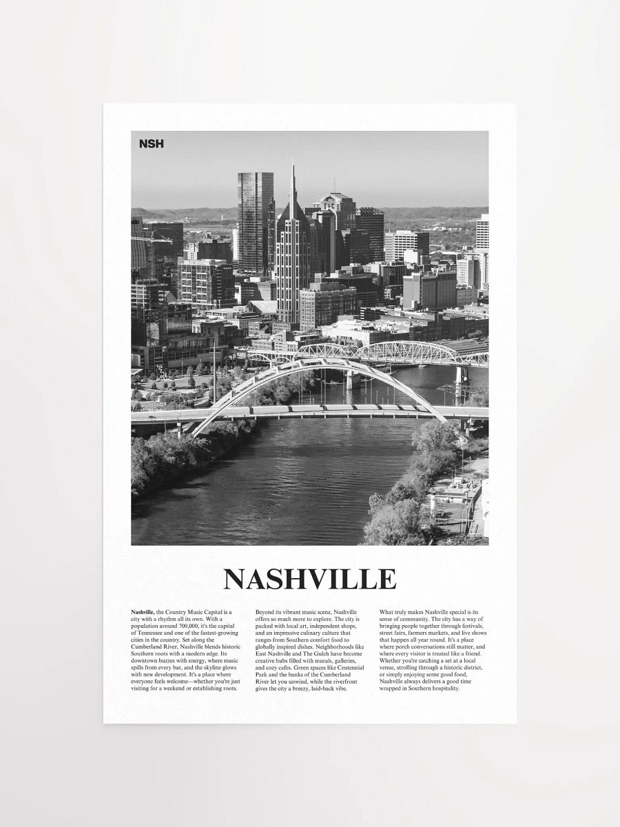 Nashville 02 Newspaper Poster product image (5)