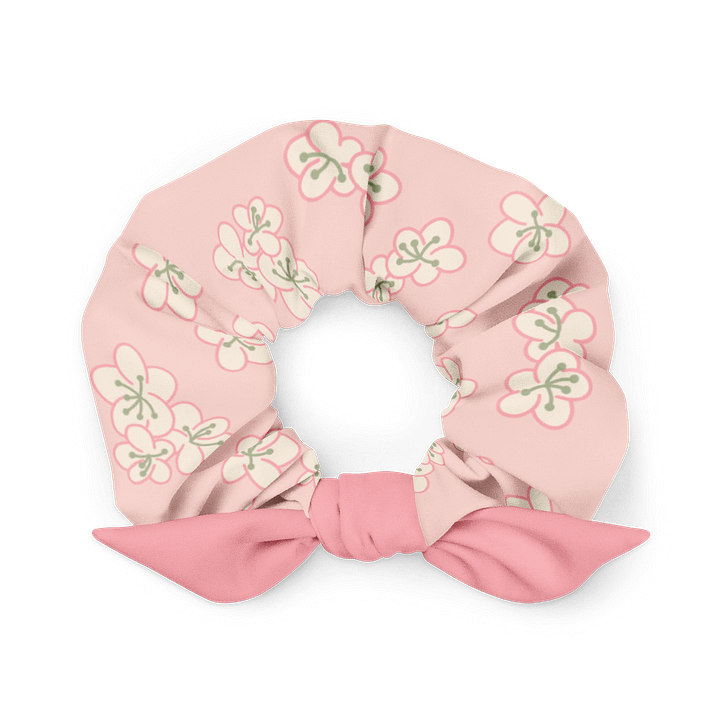 apple blossom scrunchie product image (1)