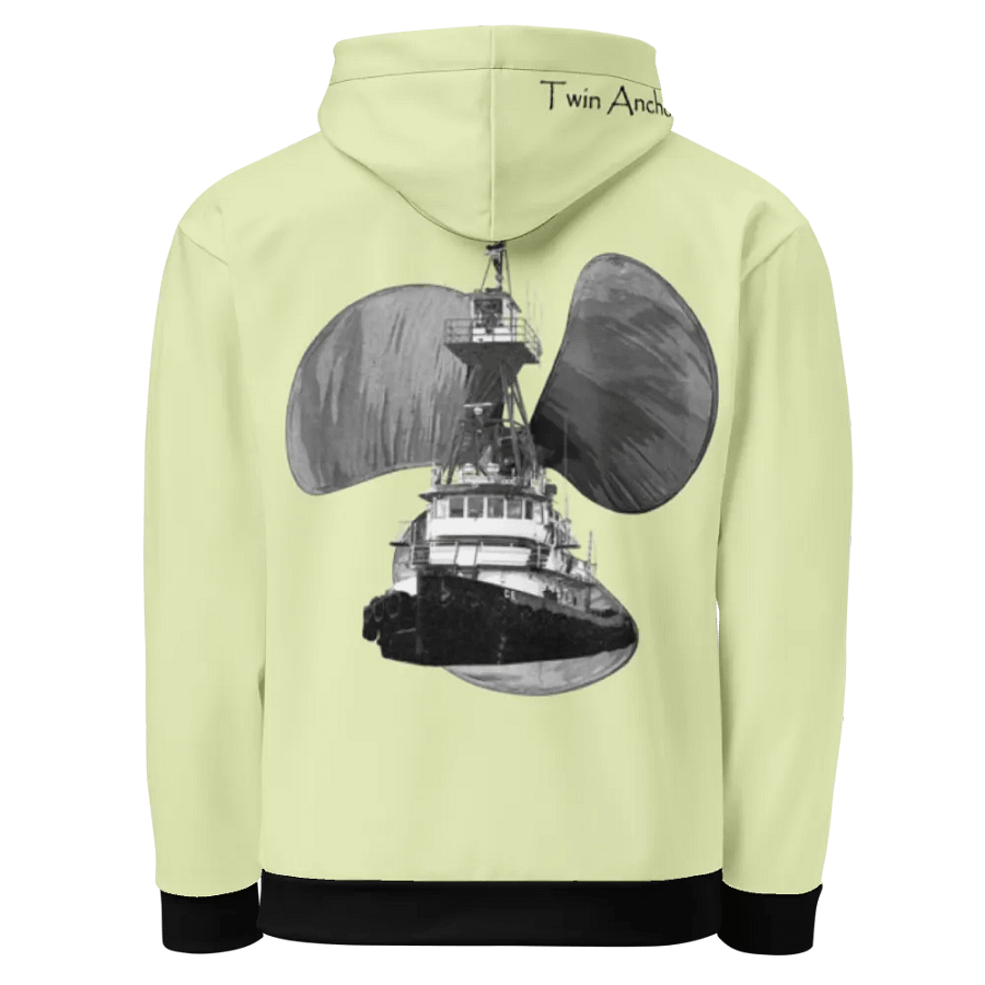 snow flurry Three blade prop Tug CE Flage Hoodie product image (3)