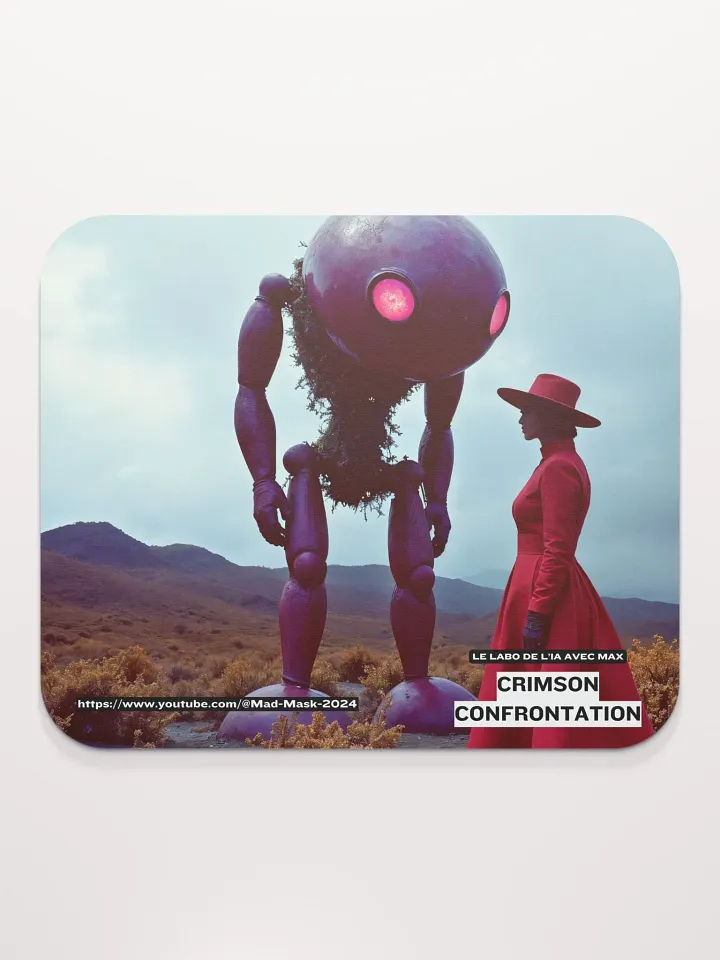 Classic Mouse Pad : Crimson Confrontation product image (2)