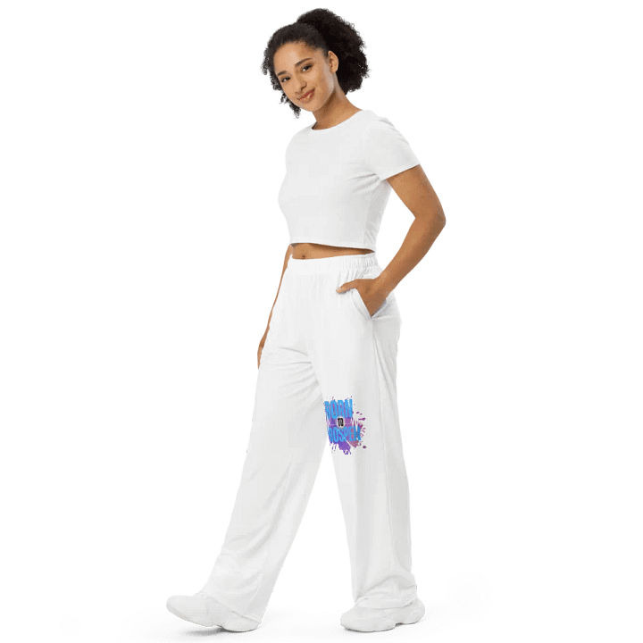 Born to Prosper Rhythm Splatter Wide-Leg Pants product image (2)
