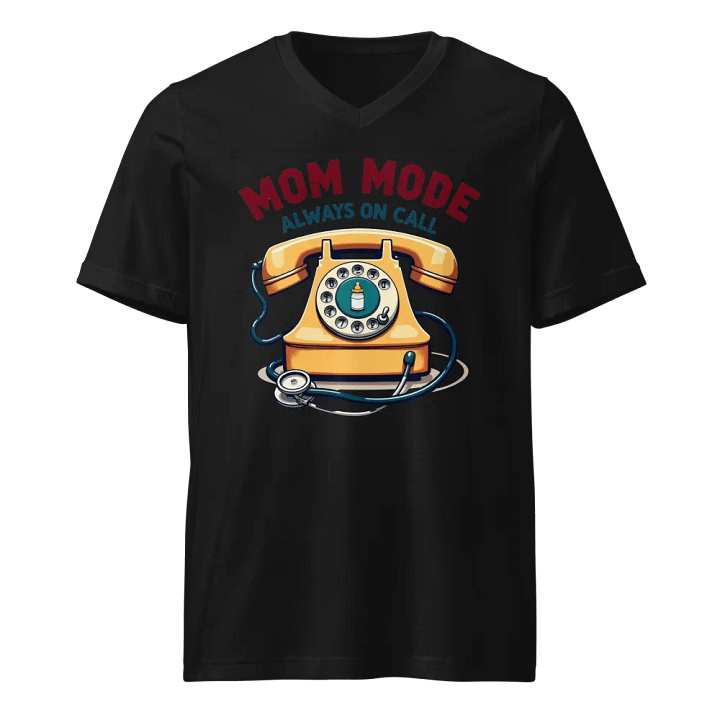 Mom Mode On Call Vintage v-neck Tee product image (1)