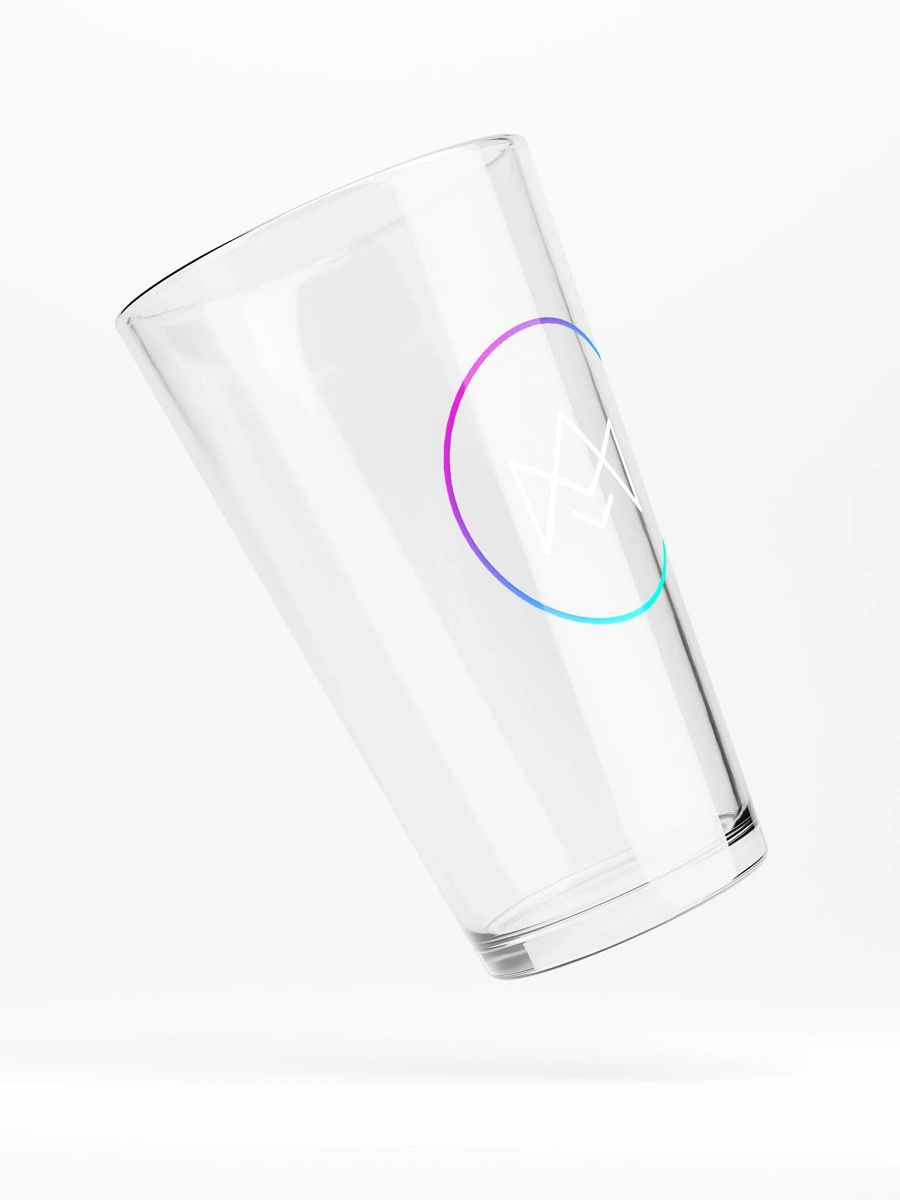 MayLouuu Logo Pint Glass (white) product image (4)