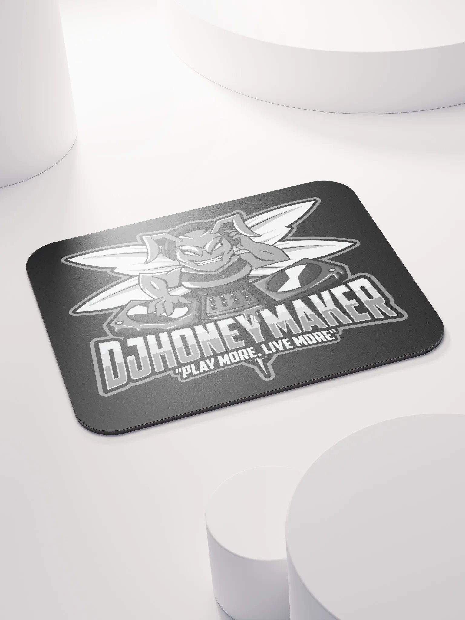 Black & White Logo Classic Mouse Pad product image (4)