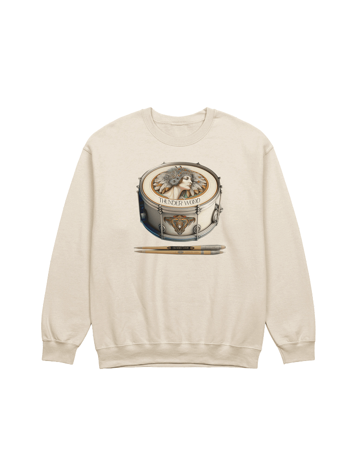 Thunder Wood Snare Drum Sweatshirt product image (1)