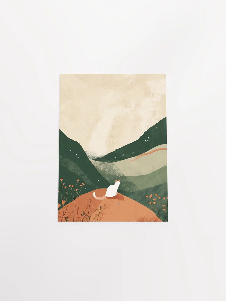 Mountain Cat Serenity Poster product image (7)