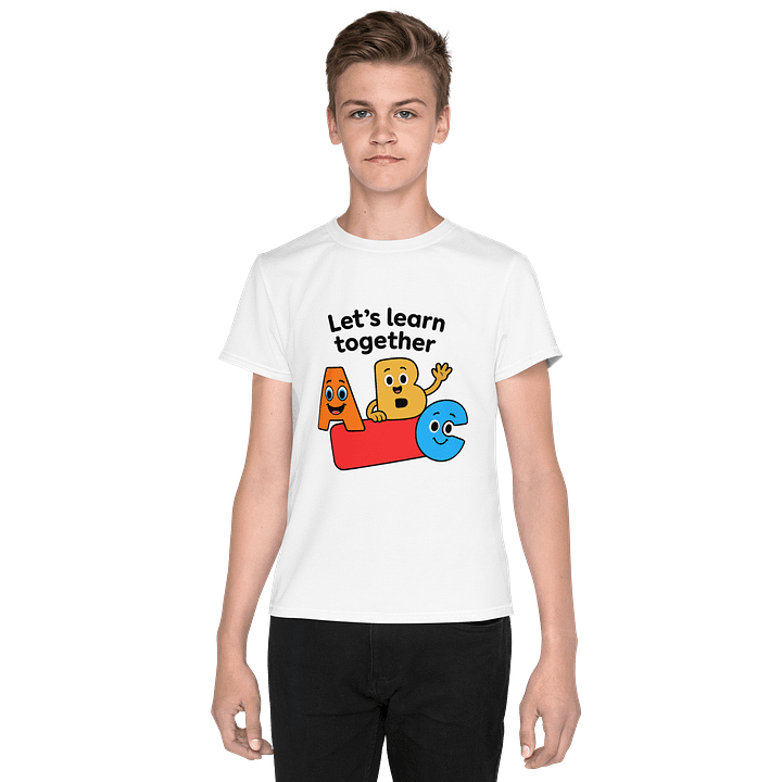 Friendly Faces All-Over Youth T-Shirt product image (1)
