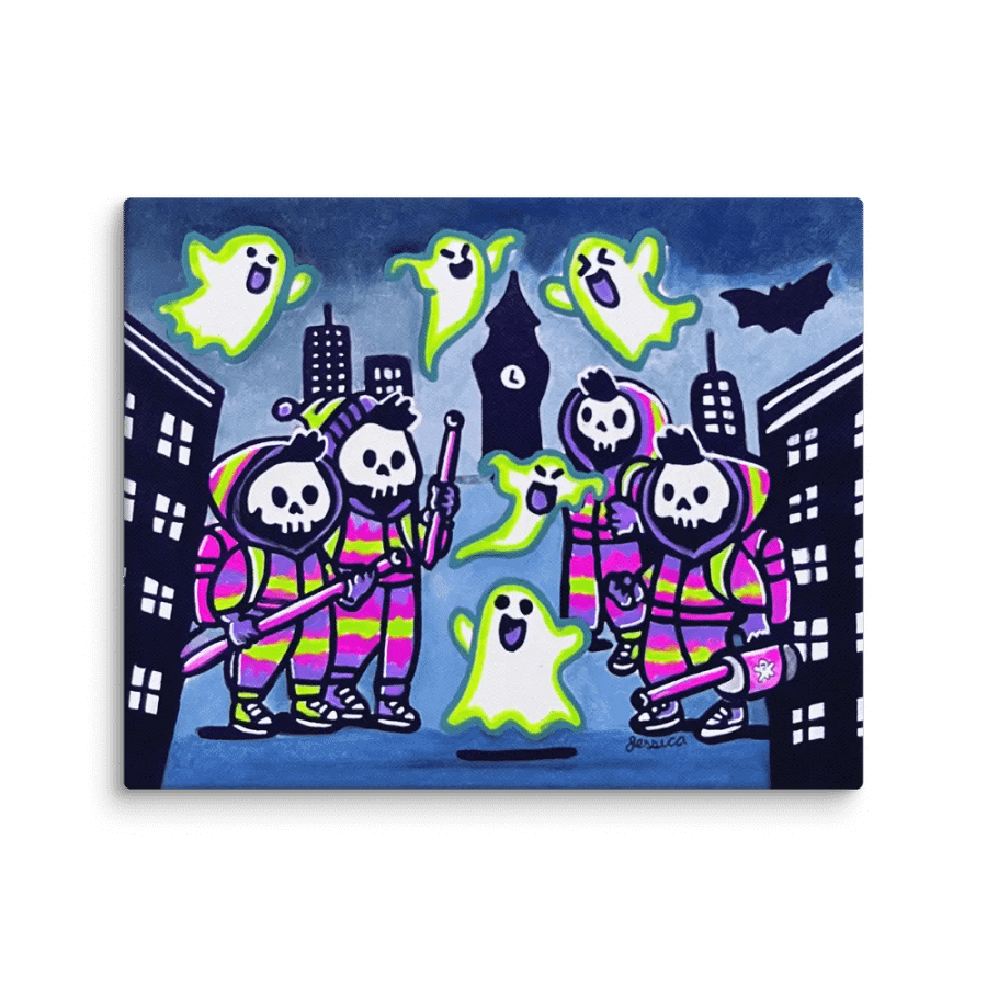 Ghostly Pursuit Canvas product image (1)