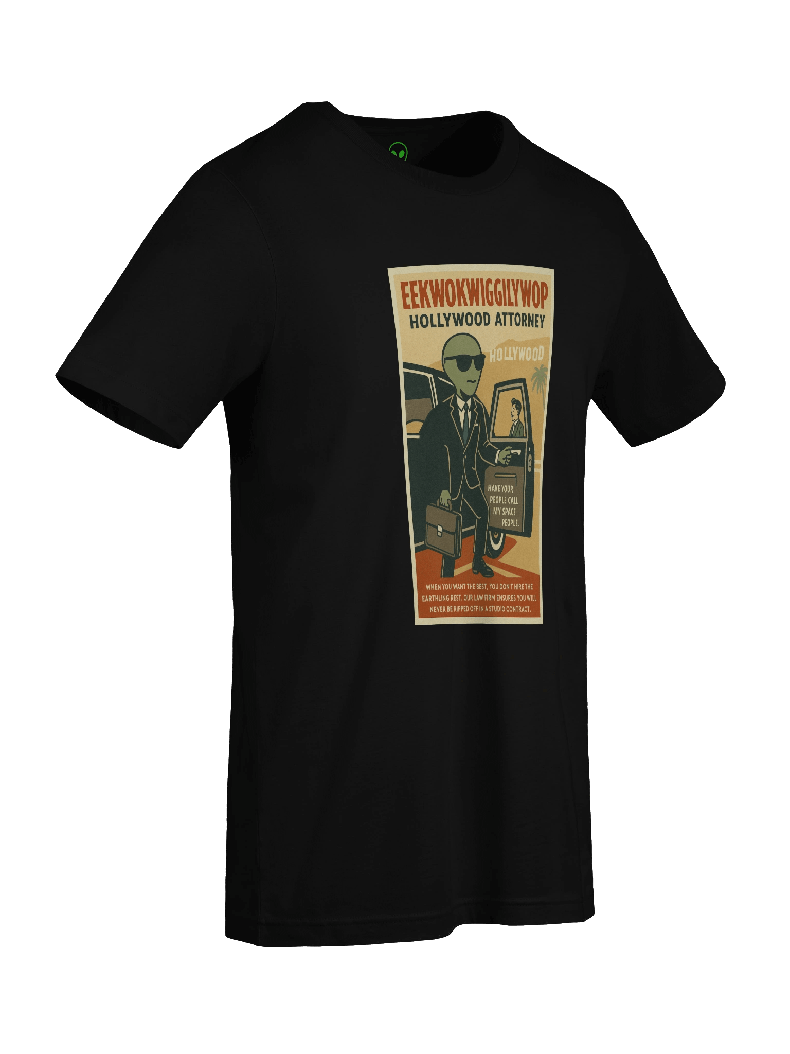 Hollywood Attorney Roswell Aliens 1950's Retro Poster Unisex T-Shirt product image (9)