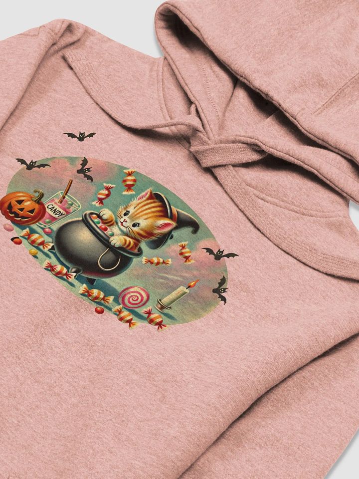 Halloween Cauldron Kitten Premium Unisex Hoodie product image (1)