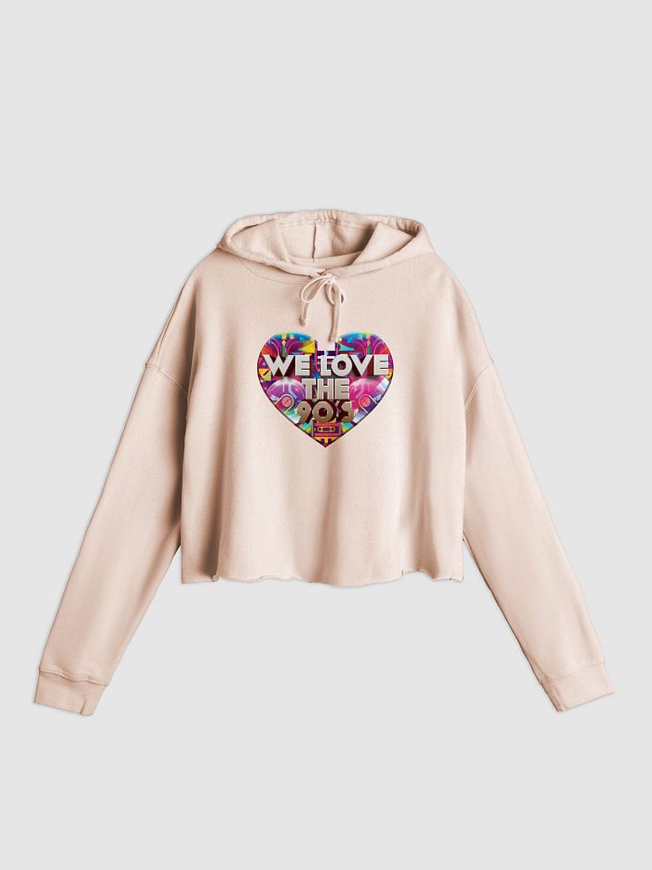We Love Cropped Hoodie product image (5)