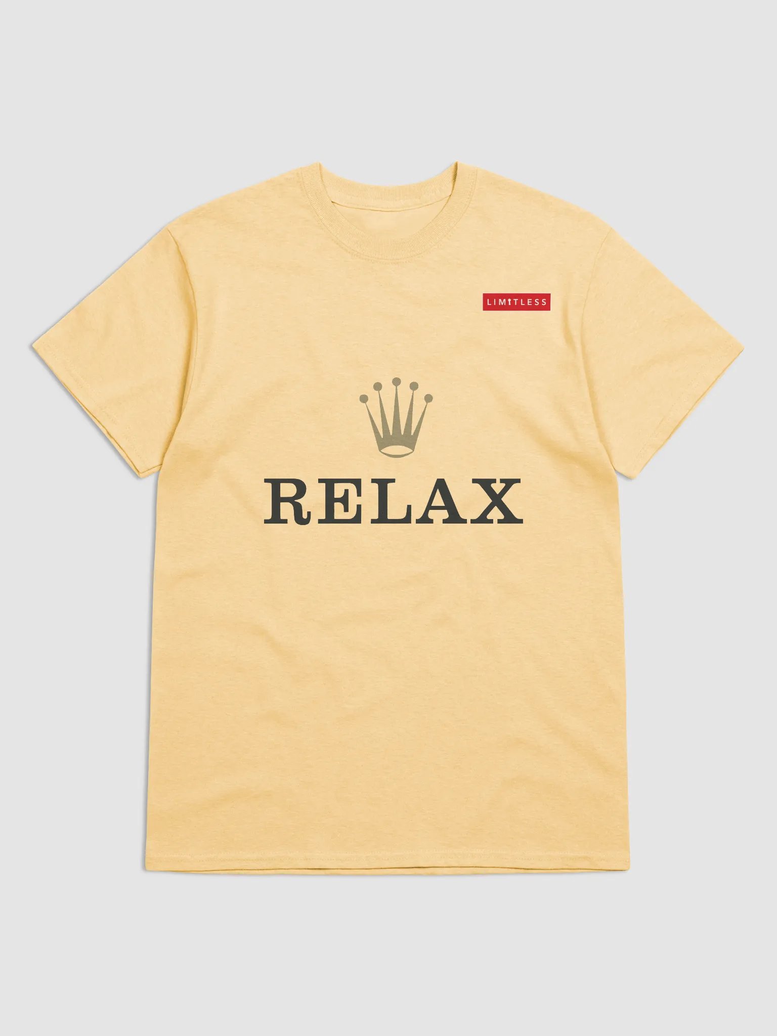 RELAX Parody T-Shirt – Rolex-Inspired Luxury Satire by Limitless Vibe product image (3)