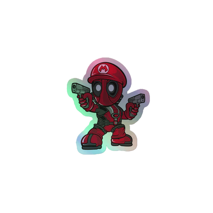 mario pool sticker holo product image (1)