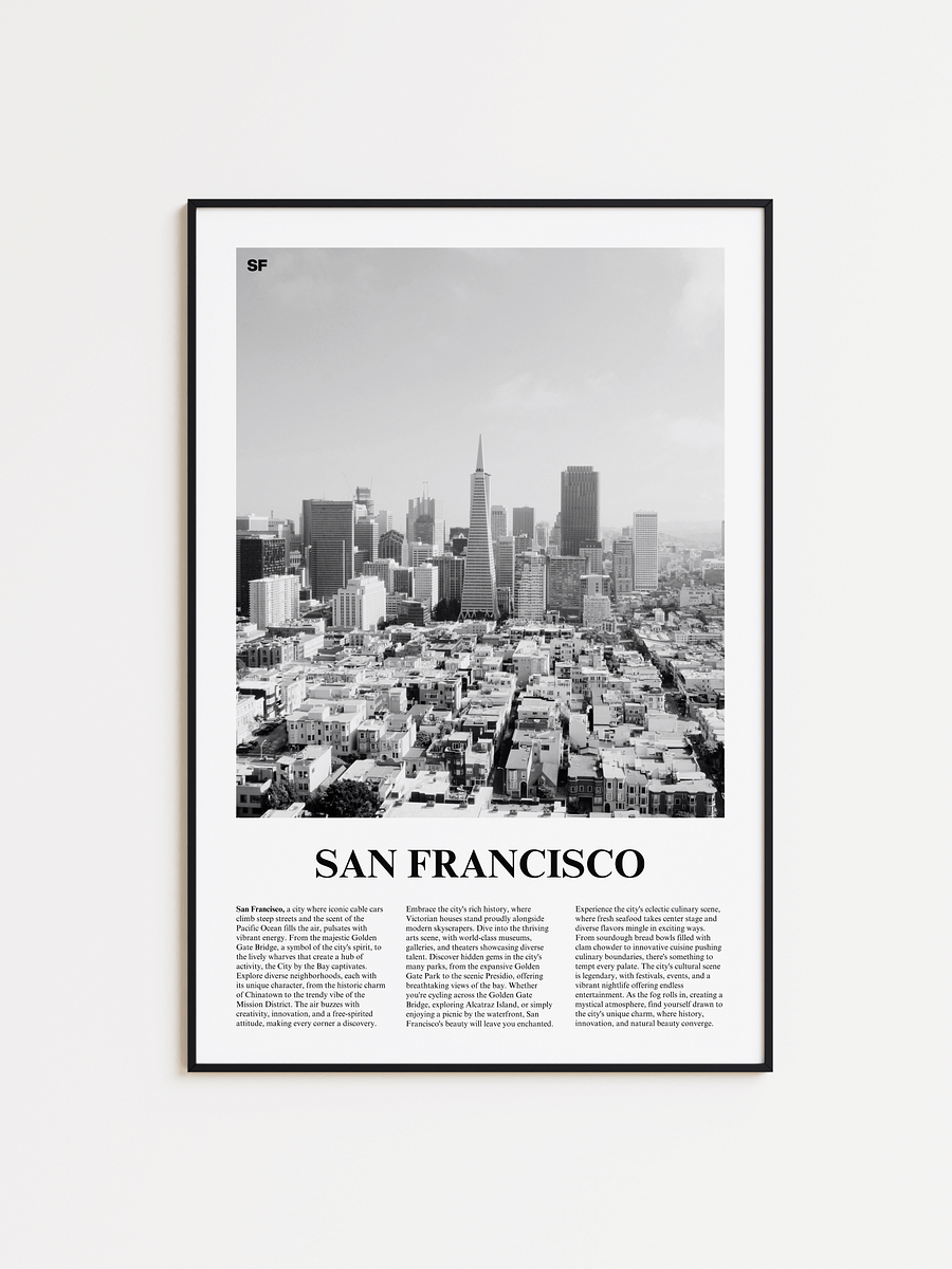 San Francisco 02 Newspaper Poster product image (1)