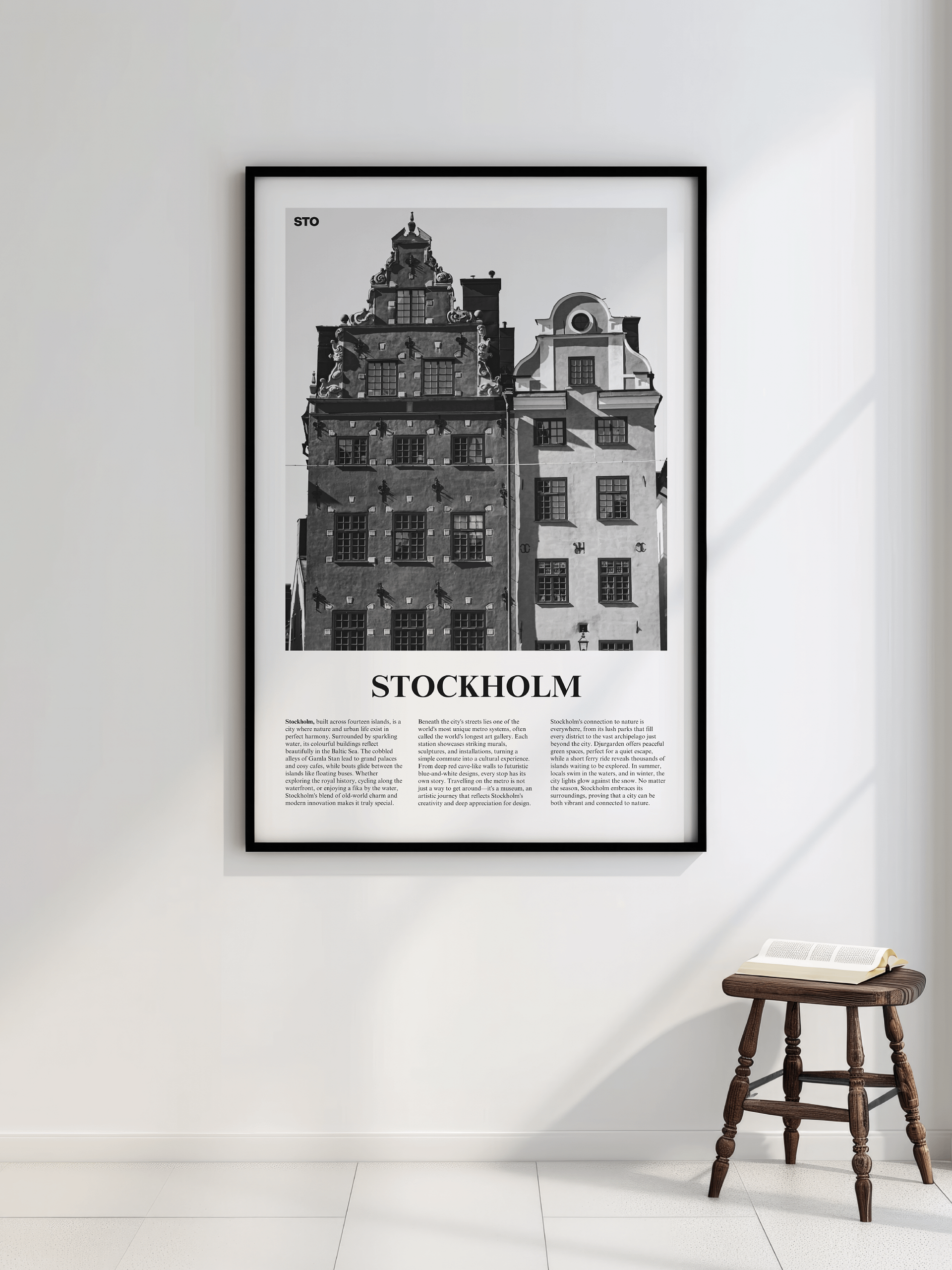 Stockholm 01 Newspaper Poster product image (2)